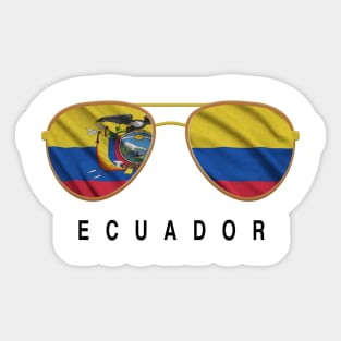 Ecuador  Sunglasses Sticker